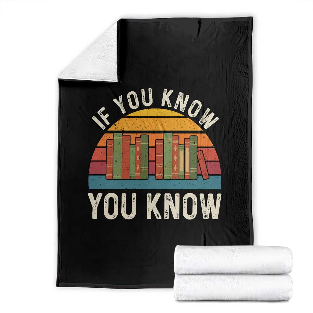 67 Six Seven Book Lover Meme Throw Blanket If You Know You Know TS14 Black Print Your Wear
