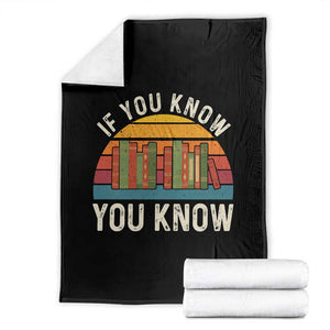67 Six Seven Book Lover Meme Throw Blanket If You Know You Know TS14 Black Print Your Wear