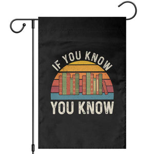 67 Six Seven Book Lover Meme Garden Flag If You Know You Know TS14 Black Print Your Wear