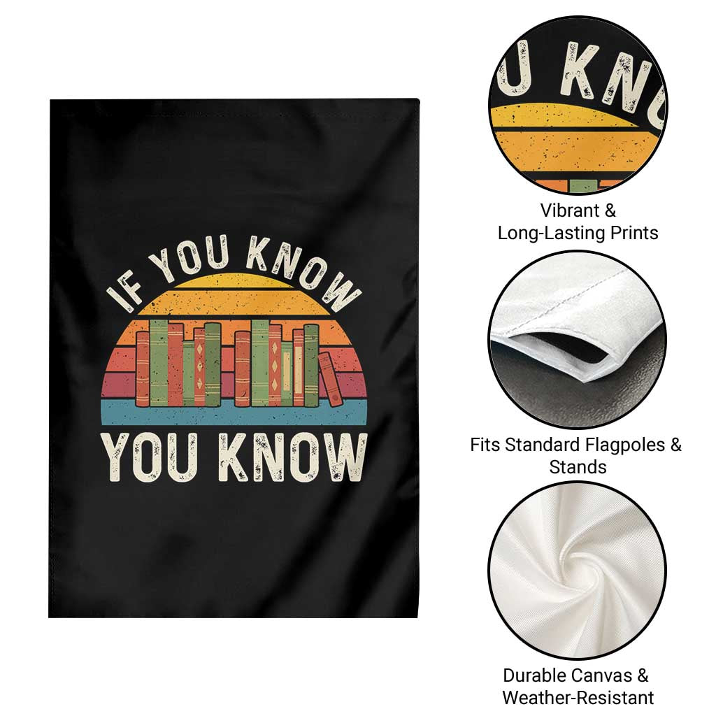 67 Six Seven Book Lover Meme Garden Flag If You Know You Know TS14 Print Your Wear