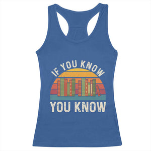 67 Six Seven Book Lover Meme Racerback Tank Top If You Know You Know TS14 Royal Blue Print Your Wear
