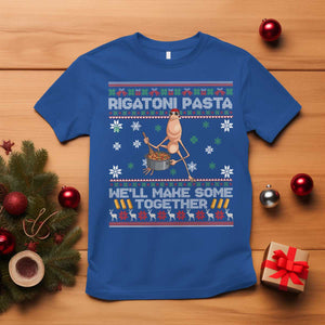 Marcus The Worm Christmas Meme T Shirt Rigatoni Pasta We Will Make Some Together TS14 Royal Blue Print Your Wear