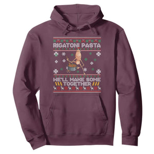 Marcus The Worm Christmas Meme Hoodie Rigatoni Pasta We Will Make Some Together TS14 Maroon Print Your Wear