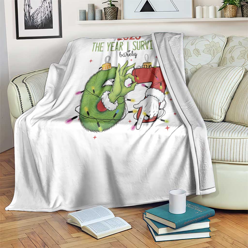 The Year I Survived 67 Six Seven Christmas Meme Throw Blanket TS14 Print Your Wear