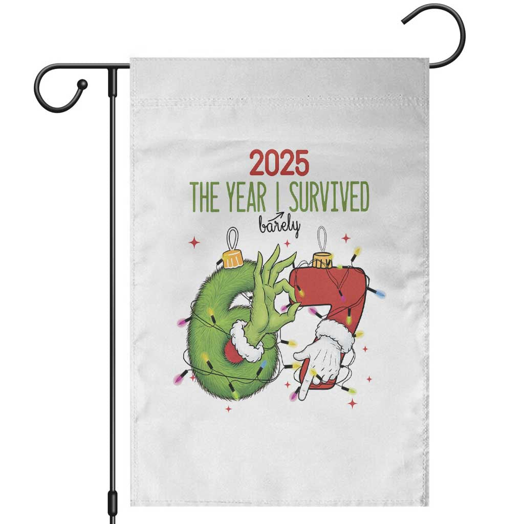 The Year I Survived 67 Six Seven Christmas Meme Garden Flag TS14 White Print Your Wear
