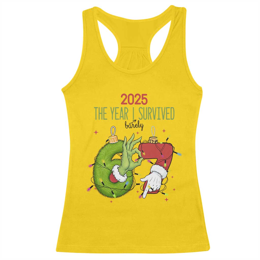 The Year I Survived 67 Six Seven Christmas Meme Racerback Tank Top TS14 Daisy Print Your Wear