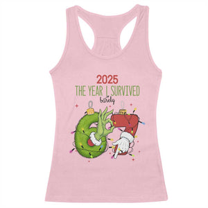 The Year I Survived 67 Six Seven Christmas Meme Racerback Tank Top TS14 Light Pink Print Your Wear