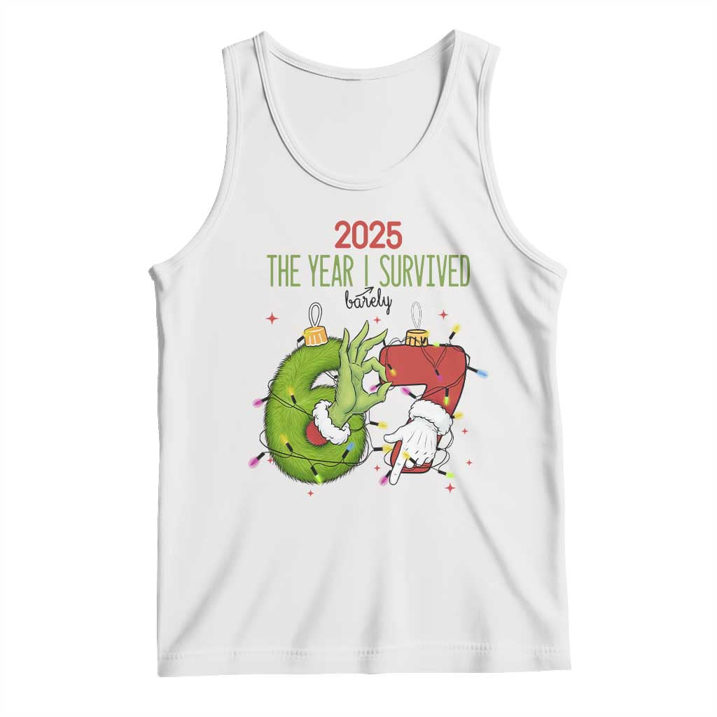 The Year I Survived 67 Six Seven Christmas Meme Tank Top TS14 White Print Your Wear