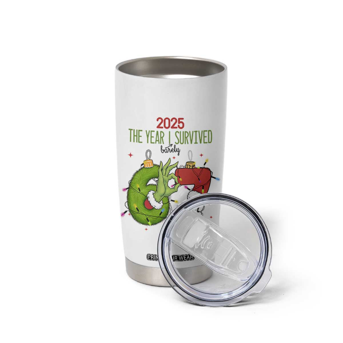The Year I Survived 67 Six Seven Christmas Meme Tumbler Cup TS14 Print Your Wear