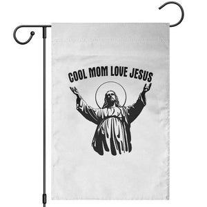 Christian Mom Faith Garden Flag Cool Mom Love Jesus TS14 White Print Your Wear