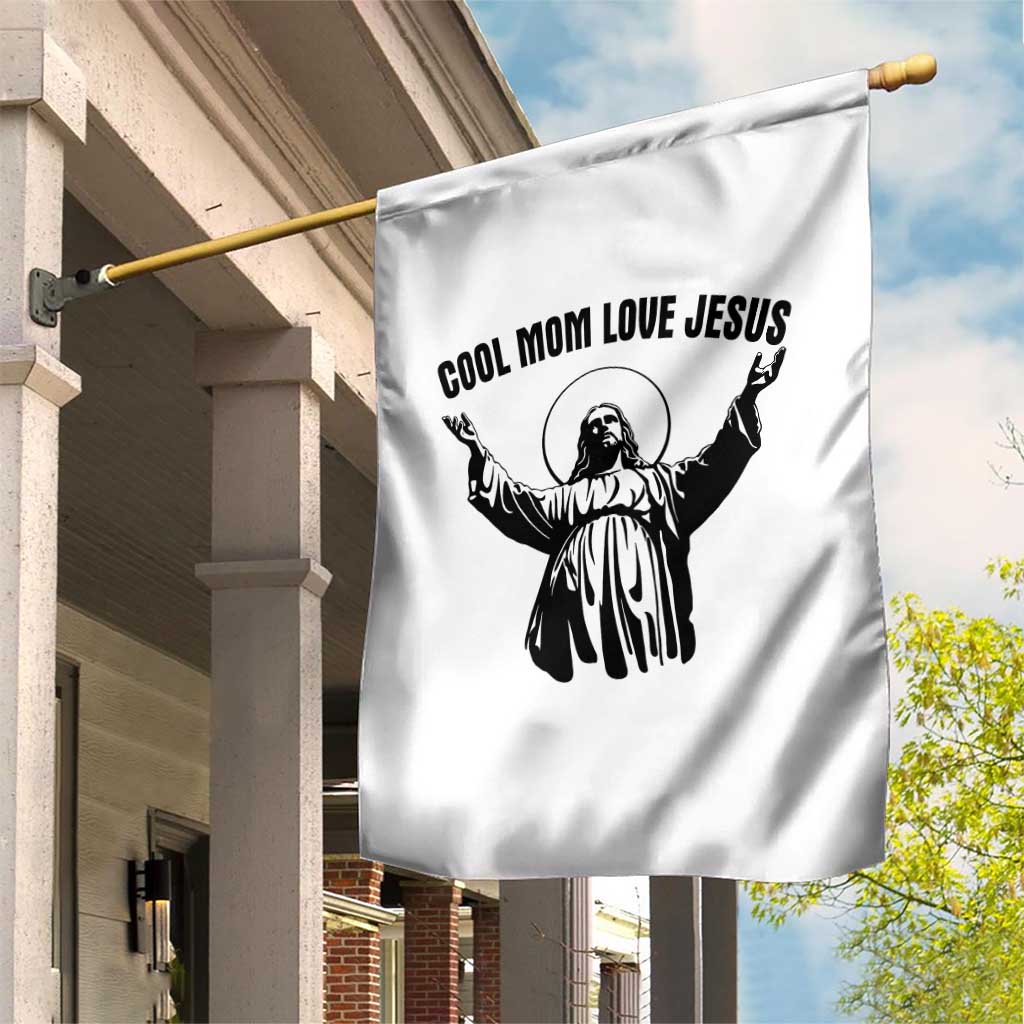 Christian Mom Faith Garden Flag Cool Mom Love Jesus TS14 Print Your Wear