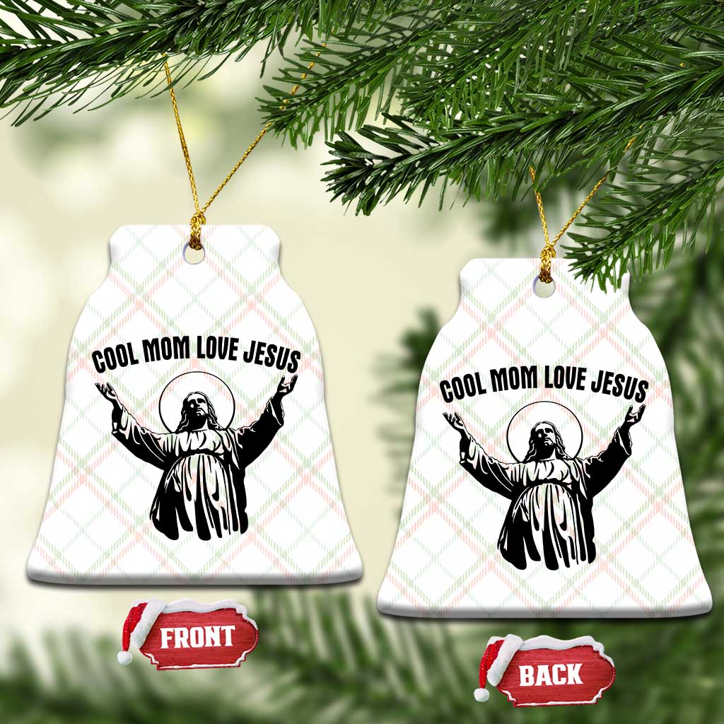 Christian Mom Faith Ceramic Ornament Cool Mom Love Jesus TS14 Print Your Wear