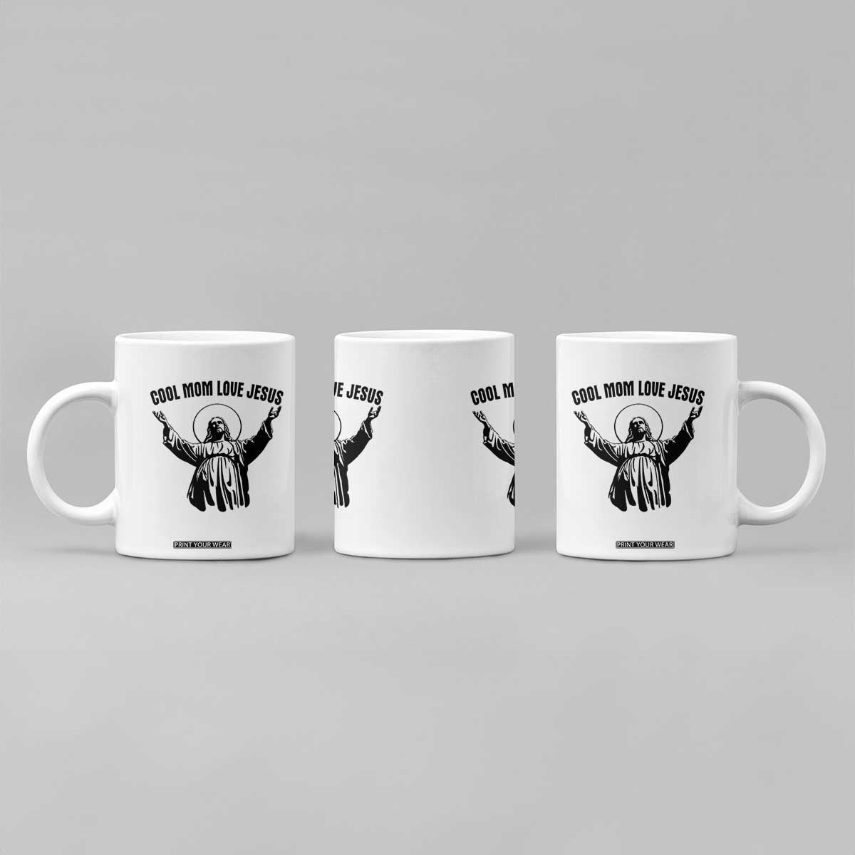 Christian Mom Faith Coffee Mug Cool Mom Love Jesus TS14 Print Your Wear