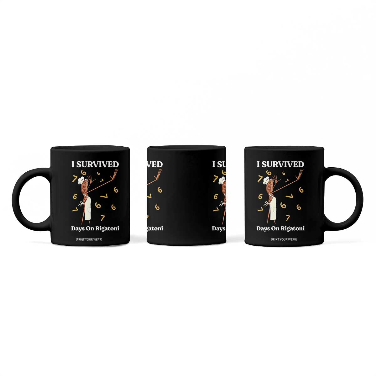 Marcus The Worm Meme Coffee Mug I Survived 67 Days On Rigatoni TS14 Print Your Wear
