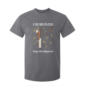 Marcus The Worm Meme T Shirt For Kid I Survived 67 Days On Rigatoni TS14 Charcoal Print Your Wear