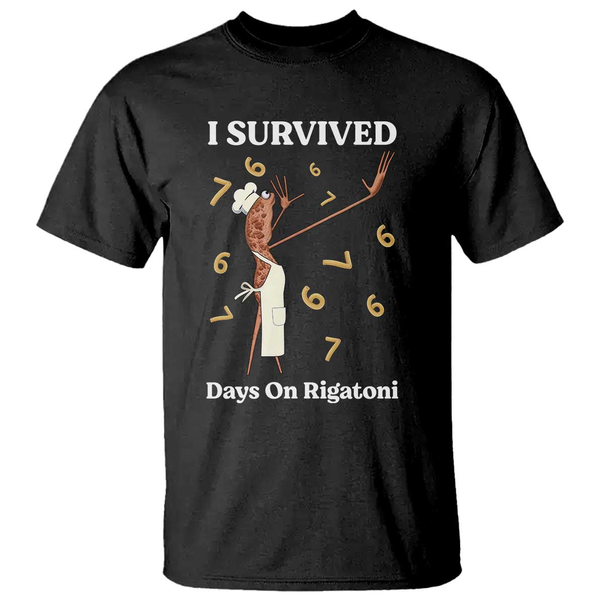 Marcus The Worm Meme T Shirt I Survived 67 Days On Rigatoni TS14 Black Print Your Wear