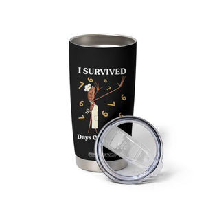 Marcus The Worm Meme Tumbler Cup I Survived 67 Days On Rigatoni TS14 Print Your Wear