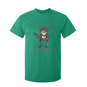 Cowboy Frog Meme T Shirt For Kid Funny Me No Problemo Narrator TS14 Irish Green Print Your Wear