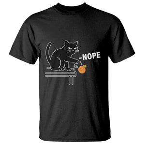 No Kings Protest T Shirt Funny Cat Kicking Crown TS14 Black Print Your Wear