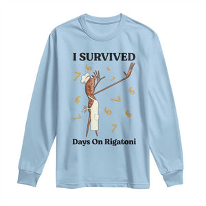 Marcus The Worm Meme Long Sleeve Shirt Funny 67 Six Seven Brain Rot TS14 Light Blue Print Your Wear
