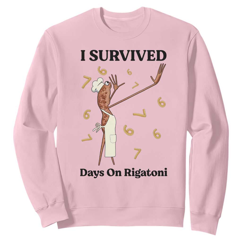 Marcus The Worm Meme Sweatshirt Funny 67 Six Seven Brain Rot TS14 Light Pink Print Your Wear