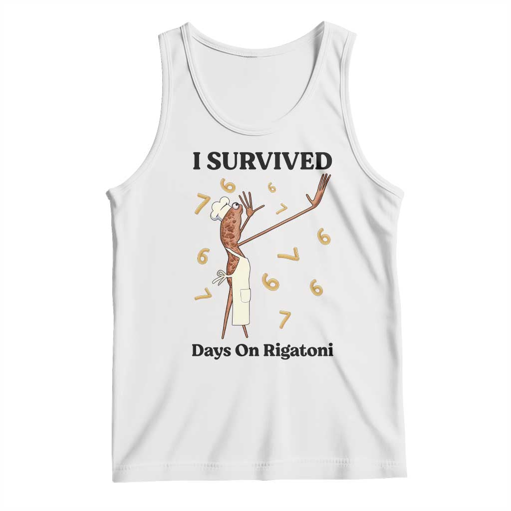 Marcus The Worm Meme Tank Top Funny 67 Six Seven Brain Rot TS14 White Print Your Wear