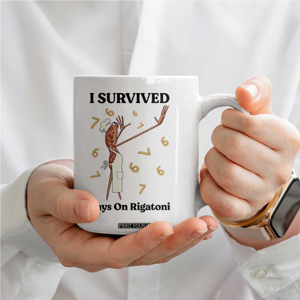 Marcus The Worm Meme Coffee Mug Funny 67 Six Seven Brain Rot TS14 Print Your Wear