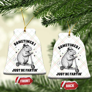 Funny Groundhog Scooter Ceramic Ornament Sometimes I Just Be Fartin TS14 Print Your Wear