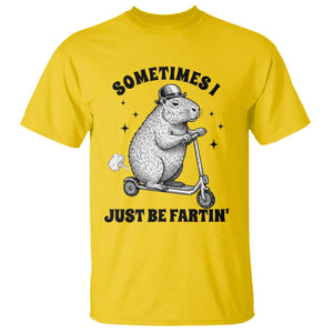 Funny Groundhog Scooter T Shirt Sometimes I Just Be Fartin TS14 Daisy Print Your Wear