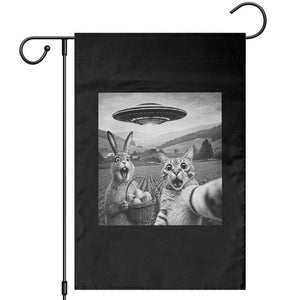 Funny Easter Garden Flag Christian Cat Selfie Bunny Meme TS14 Black Print Your Wear
