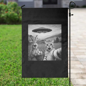 Funny Easter Garden Flag Christian Cat Selfie Bunny Meme TS14 Print Your Wear