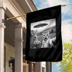 Funny Easter Garden Flag Christian Cat Selfie Bunny Meme TS14 Print Your Wear