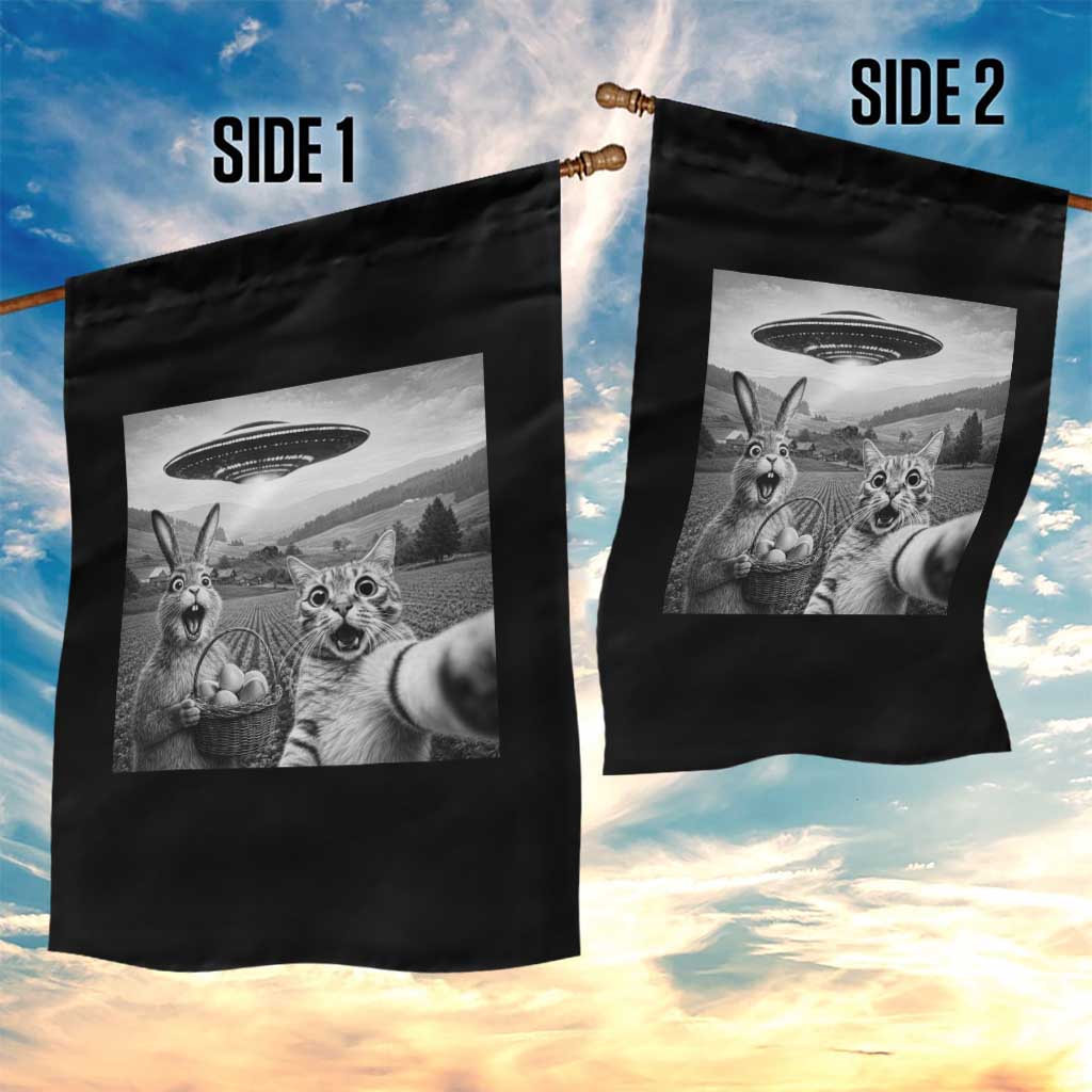 Funny Easter Garden Flag Christian Cat Selfie Bunny Meme TS14 Print Your Wear