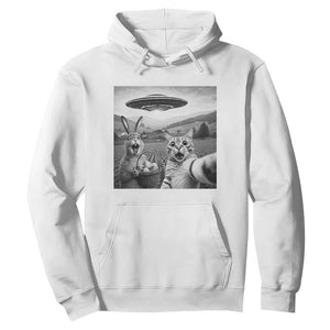 Funny Easter Hoodie Christian Cat Selfie Bunny Meme TS14 White Print Your Wear