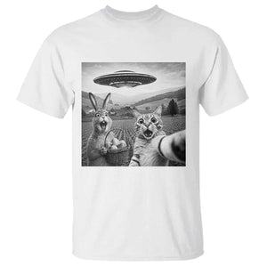 Funny Easter T Shirt Christian Cat Selfie Bunny Meme TS14 White Print Your Wear