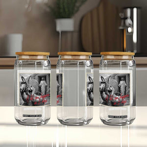 Funny Easter Jesus Glass Can Christian Jesus Come Back Bunny Selfie TS14 Print Your Wear