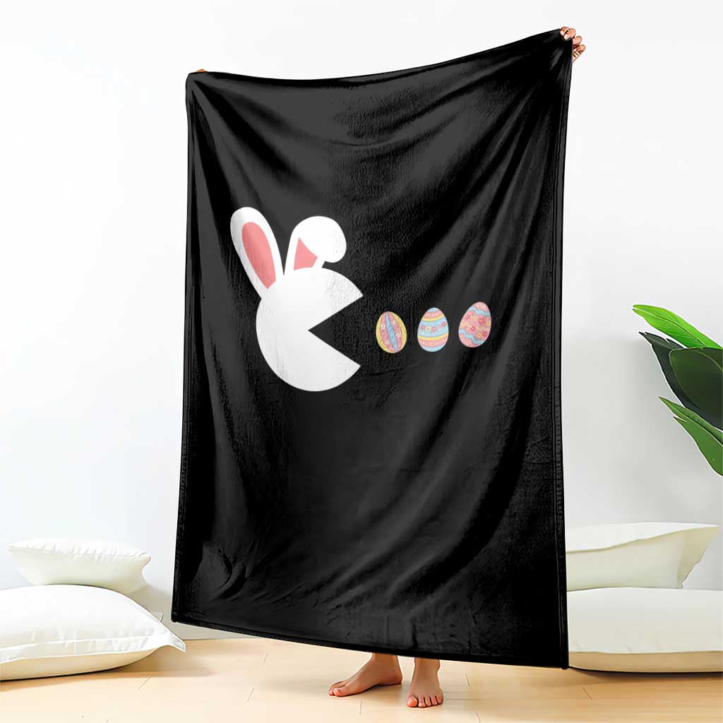 Funny Easter Throw Blanket Bunny Gamer Egg Hunter TS14 Print Your Wear