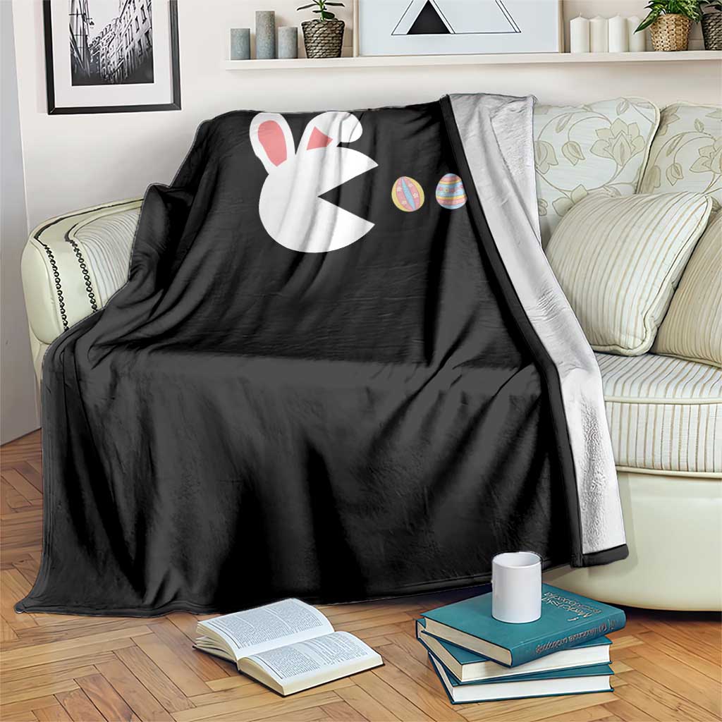 Funny Easter Throw Blanket Bunny Gamer Egg Hunter TS14 Print Your Wear