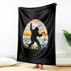Funny Bigfot Easter Throw Blanket Sasquatch Rock On Rabbit TS14 Print Your Wear