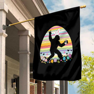 Funny Bigfot Easter Garden Flag Sasquatch Rock On Rabbit TS14 Print Your Wear