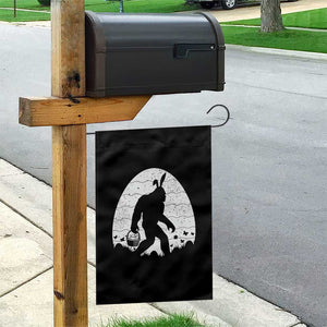 Funny Bigfot Easter Garden Flag Sasquatch Rabbit Night Stroll Moon Egg TS14 Print Your Wear