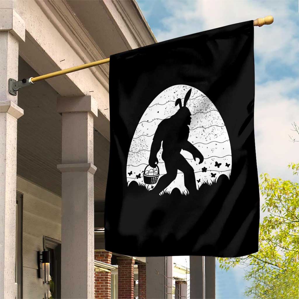 Funny Bigfot Easter Garden Flag Sasquatch Rabbit Night Stroll Moon Egg TS14 Print Your Wear