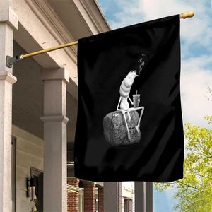 Marcus The Worm Drinking Iced Coffee Meme Garden Flag TS14 Print Your Wear