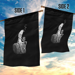 Marcus The Worm Drinking Iced Coffee Meme Garden Flag TS14 Print Your Wear