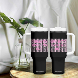Currently Crashing Out Tumbler With Handle Coquette Pink Bow Sarcastic Funny Quote TS14 Print Your Wear