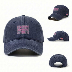 Currently Crashing Out Washed Cotton Baseball Cap Coquette Pink Bow Sarcastic Funny Quote TS14 Washed Cap Universal Fit Navy Print Your Wear