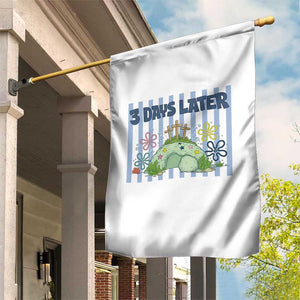 3 Days Later Garden Flag Funny Easter Christian Faith Meme TS14 Print Your Wear