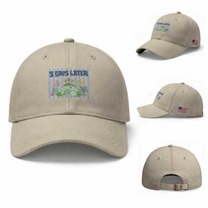 3 Days Later Baseball Cap Funny Easter Christian Faith Meme TS14 Baseball Cap Universal Fit Beige Print Your Wear