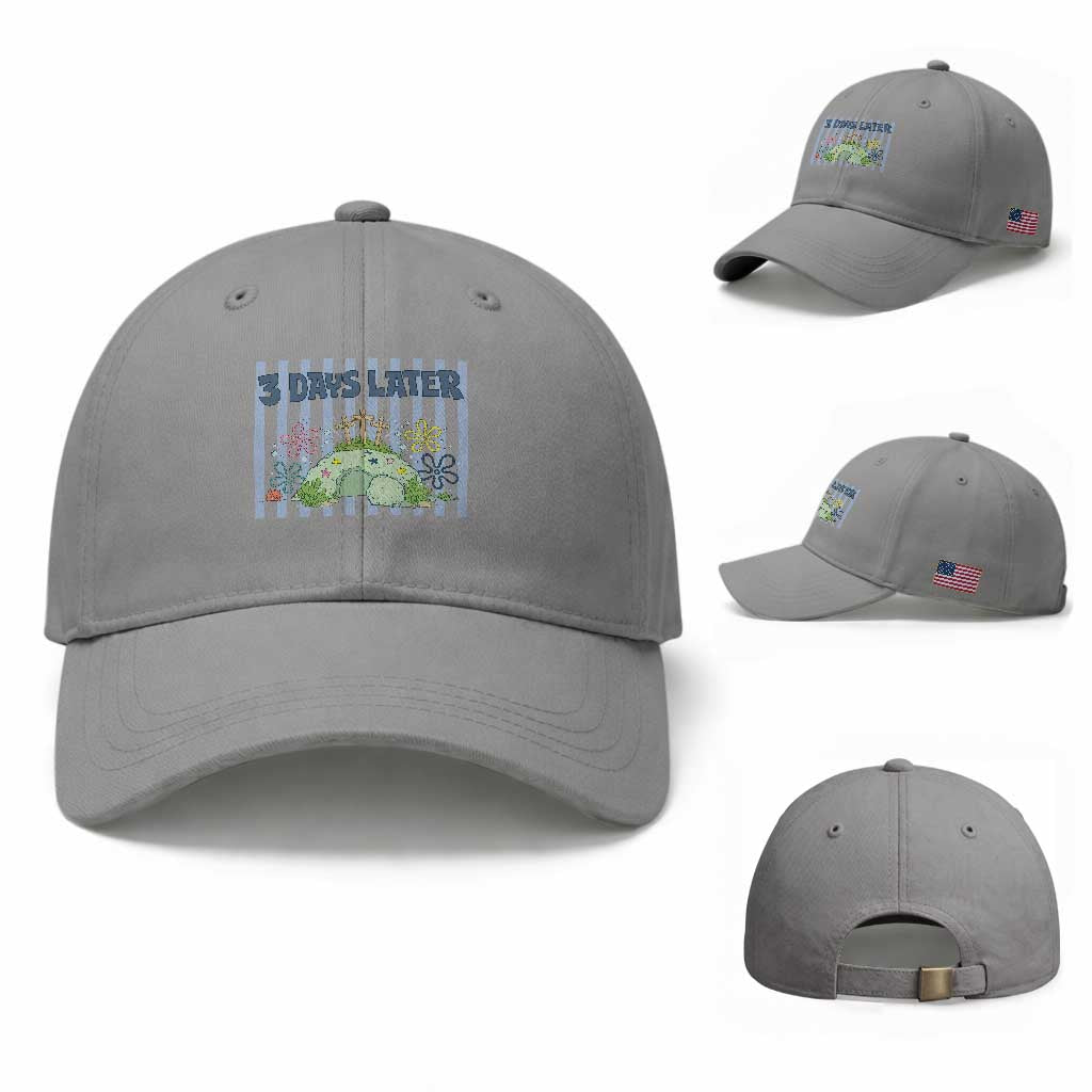3 Days Later Baseball Cap Funny Easter Christian Faith Meme TS14 Baseball Cap Universal Fit Sport Gray Print Your Wear