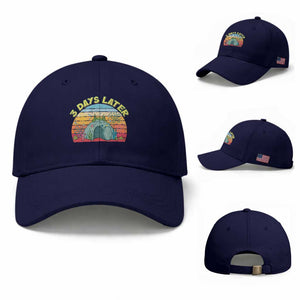 3 Days Later Christian Resurrection Baseball Cap Funny Easter Jesus Meme TS14 Baseball Cap Universal Fit Dark Blue Print Your Wear
